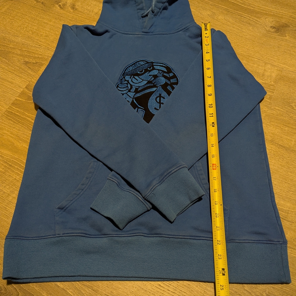 Blue Graphic Pullover Hoodie - Unbranded